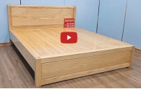 Giường Ngủ Hiện Đại Gỗ Sồi Đẹp