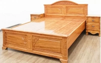 Giường Ngủ Gỗ Gõ Đỏ Đẹp GN265
