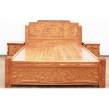 Giường gỗ gõ đỏ đẹp
