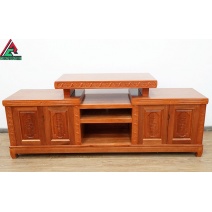 Kệ tivi gỗ xoan đào 2m
