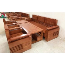 Sofa gỗ xoan đào SP02