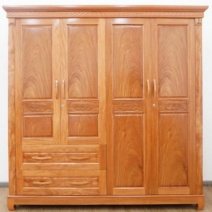 Tủ quần áo gỗ đinh hương 4 cánh 2m