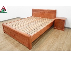 Nơi bán giường gỗ sồi quận Bình Tân dùng gỗ sồi chuẩn 100% 