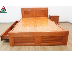 Khám phá địa chỉ mua giường gỗ xoan đào quận 8 siêu đẹp 