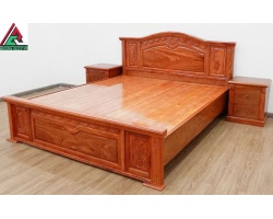 Bảng Giá Giường Gỗ Hương Đá 1m6x2m Giá Tốt Nhất Hiện Nay