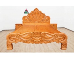 Top 10 mẫu giường gỗ gõ đỏ đẹp HOT nhất thị trường