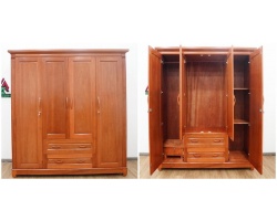 TOP 10 mẫu tủ quần áo gỗ tự nhiên 4 cánh được mua nhiều nhất