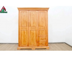 Bảng giá tủ áo gỗ tự nhiên quận 12 và những mẫu HOT nhất