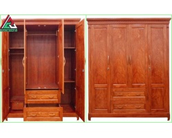 Thế giới tủ quần áo gỗ hương đá quận 1 SIÊU SANG ĐẸP