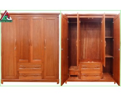 Chuyên bán tủ quần áo gỗ xoan đào Tân Phú