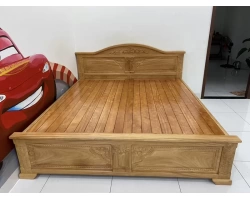 Giao giường gỗ gõ đỏ GN34 cho khách Nhà Bè, TPHCM