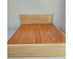 Giao giường gỗ sồi GN93 cho khách tại Gò Vấp