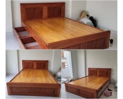 Giao giường xoan đào GN06 tại quận 3, TP HCM