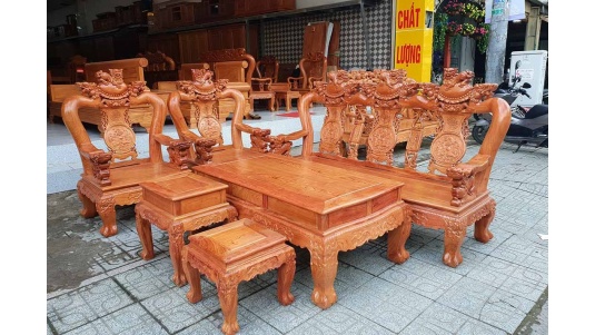 Salon gỗ hương đá SL02