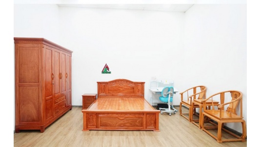 Combo phòng ngủ gỗ hương đá CB55