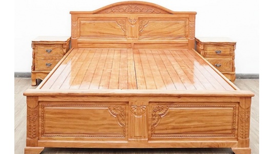 Giường Gỗ Gõ Đỏ GN34