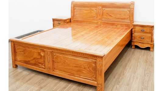 Giường Gỗ Gõ Đỏ Dạt Phản GN51