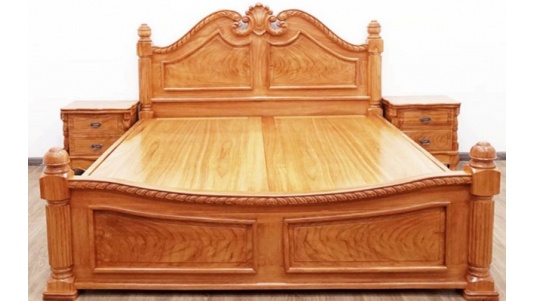 Giường Gỗ Gõ Đỏ Cao Cấp Nam Phi GN57