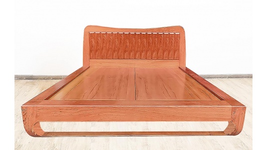 Giường Ngủ Gỗ Hương Đá Kiểu Nhật Chân Quỳ