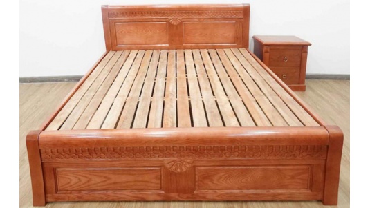 Giường Ngủ Gỗ Sồi Nga GN39