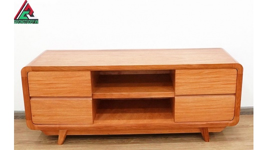 Kệ Tivi Gỗ Hương Hiện Đại Kiểu Phẳng KTV23