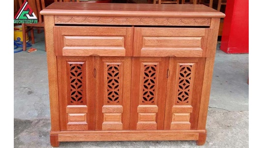 Tủ giày gỗ xoan đào TG01