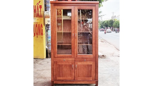 Tủ hồ sơ gỗ xoan đào THS64