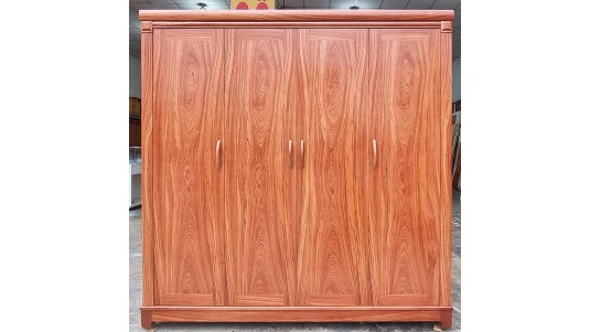 Tủ quần áo 3 buồng hiện đại gỗ hương đá