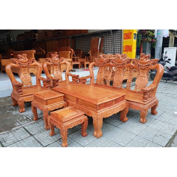 Salon gỗ hương đá SL02