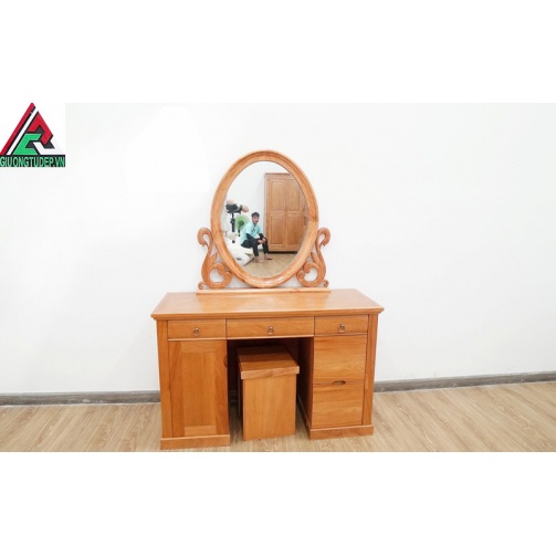 Bàn Trang Điểm Gỗ Hương Đẹp BP26