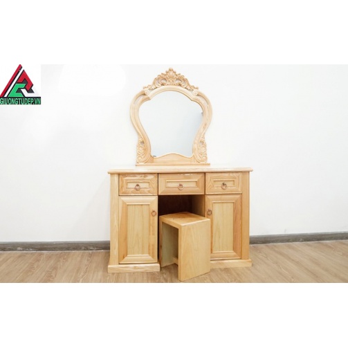 Bàn Trang điểm gỗ sồi tự nhiên