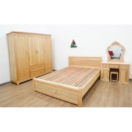 Combo phòng ngủ gỗ sồi CB07