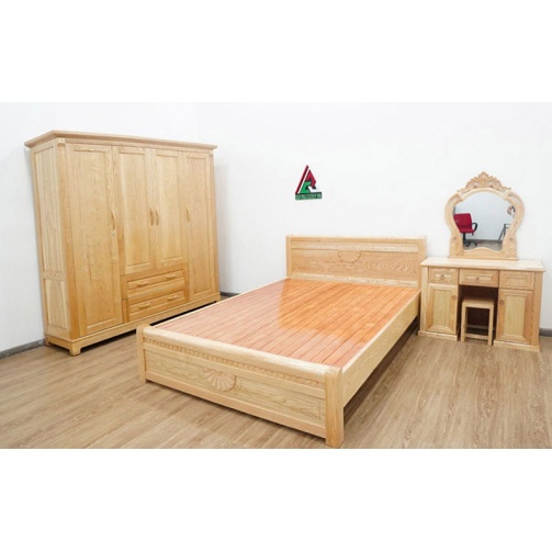 Combo phòng ngủ gỗ sồi CB91
