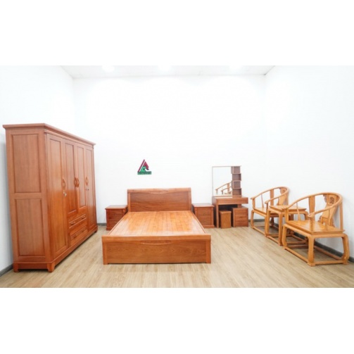 Combo phòng ngủ gỗ xoan đào CB27