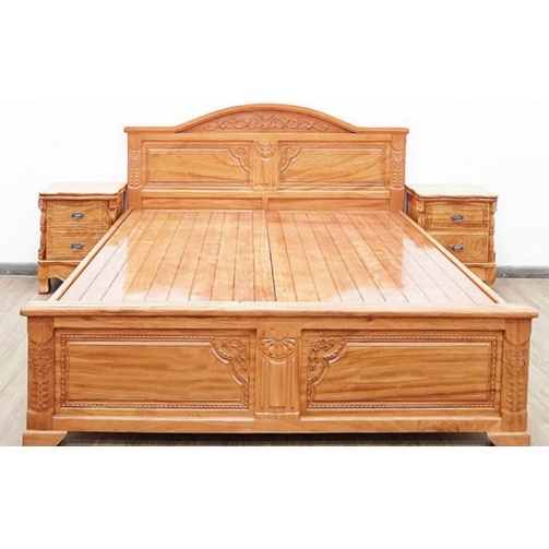 Giường gỗ gõ đỏ 1m6 x 2m