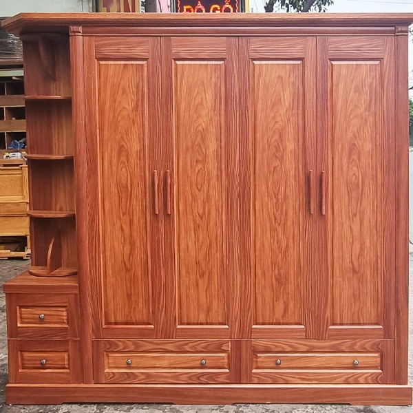 Tủ áo góc trang trí 4 cánh