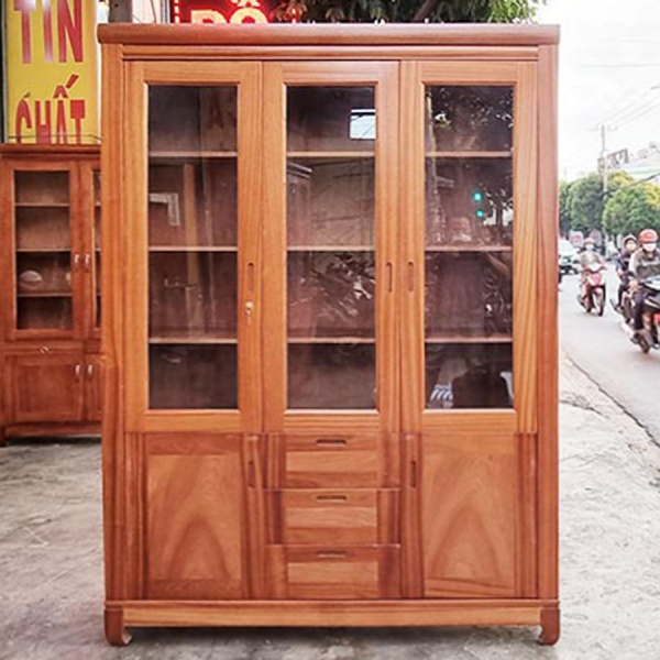 Tủ hồ sơ gỗ xoan đào THS65