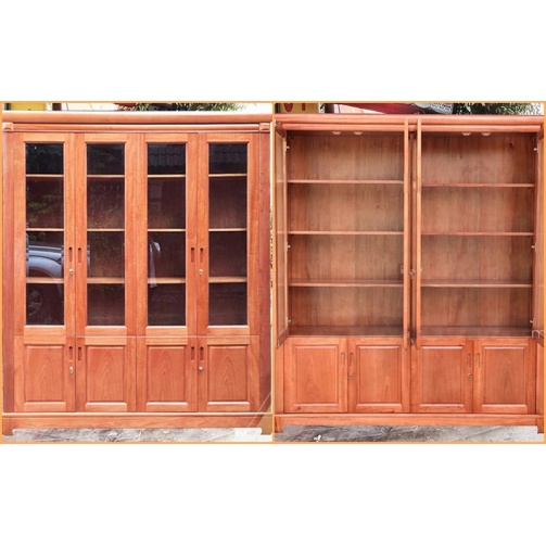 Tủ hồ sơ gỗ xoan đào THS03