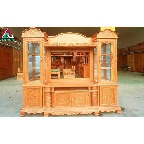 Tủ rượu gỗ gõ đỏ TR03