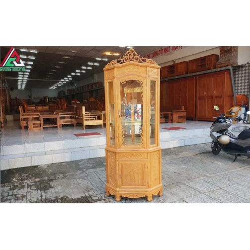 Tủ rượu gỗ gõ đỏ TR05